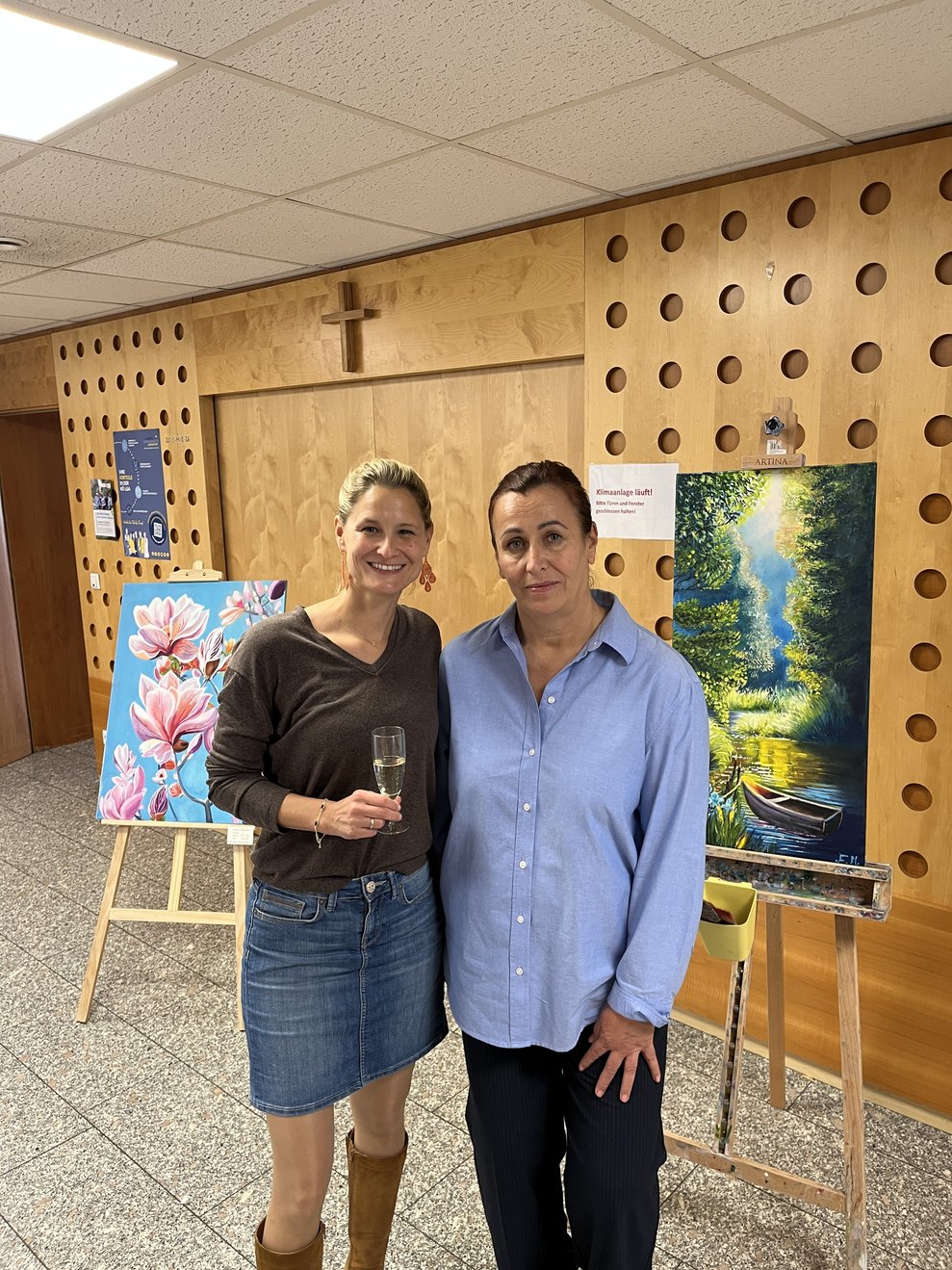 Andrea Schmuckenschlager und Monika Freywagner