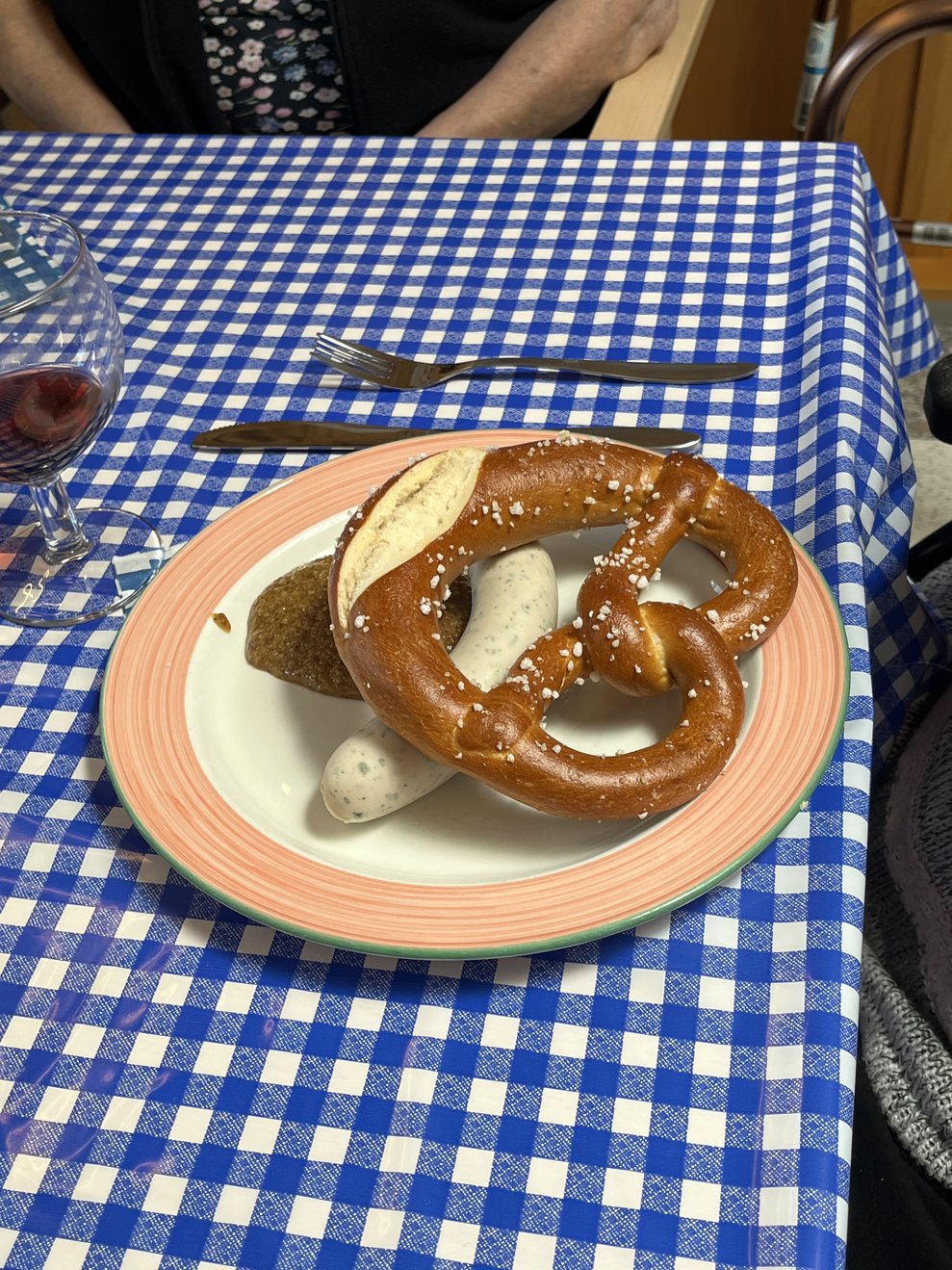 Weißwurst und Brezen